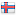 The flag of Faroes