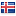 The flag of Iceland