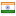 The flag of India