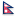 The flag of Nepal