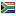 The flag of South Africa