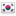 The flag of South Korea